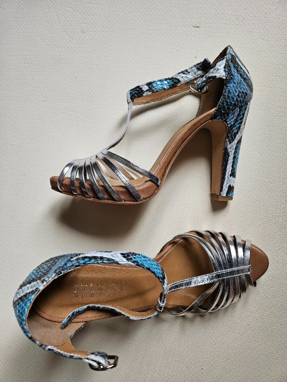 Barneys New York strappy heels